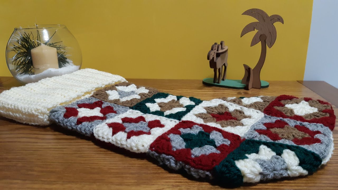 Calza della Befana all'Uncinetto: Una Magia di Granny Squares !!!! 🤩️🎄️ 😍️Tutorial passo passo