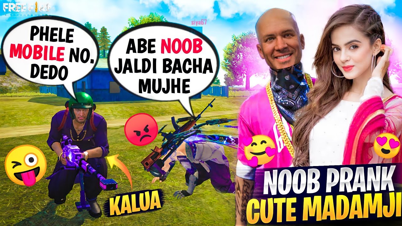 Random DABANG Girl ne Kaha NOOB or Mazak Udaya Khub😡fir KALUA ne kiya 1TAP se 16KILL -Garenafreefire