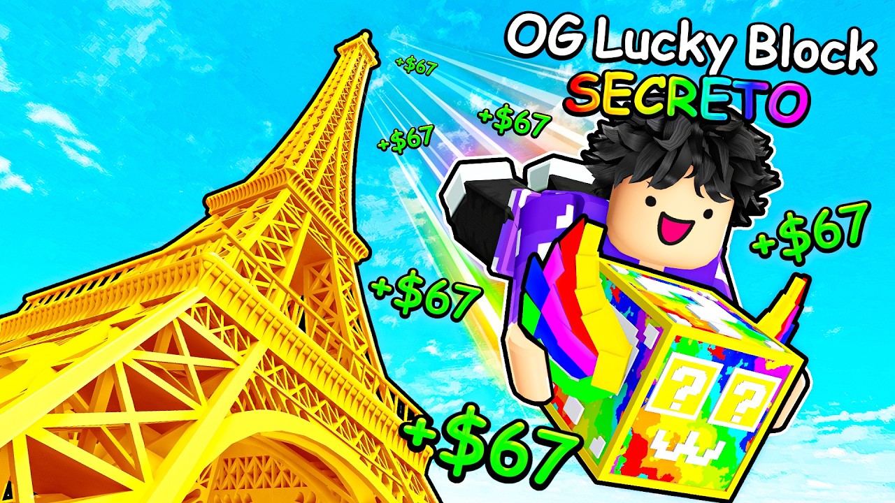 ROBLOX PULE PARA ROUBAR LUCKYBLOCKS