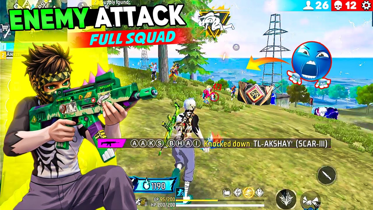 Enemy Attack Full Squad Destroyed 💀 | Free Fire Pro Gameplay