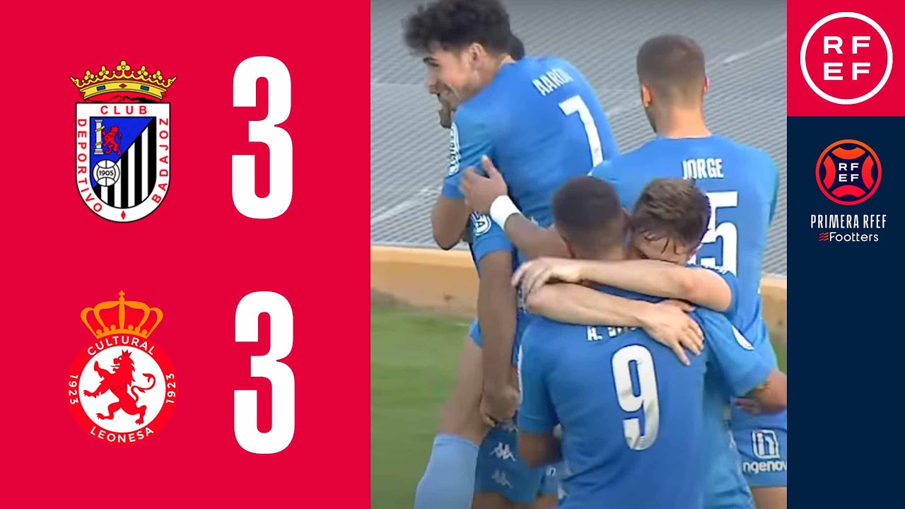 RESUMEN I CD Badajoz 3-3 CyD Leonesa I PrimeraRFEF I Jornada 6 I Grupo 1