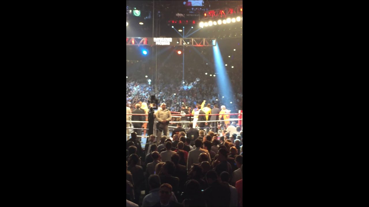 Manny Pacquiao Entering the Ring- 2015 Fight vs Mayweather @ MGM Grand