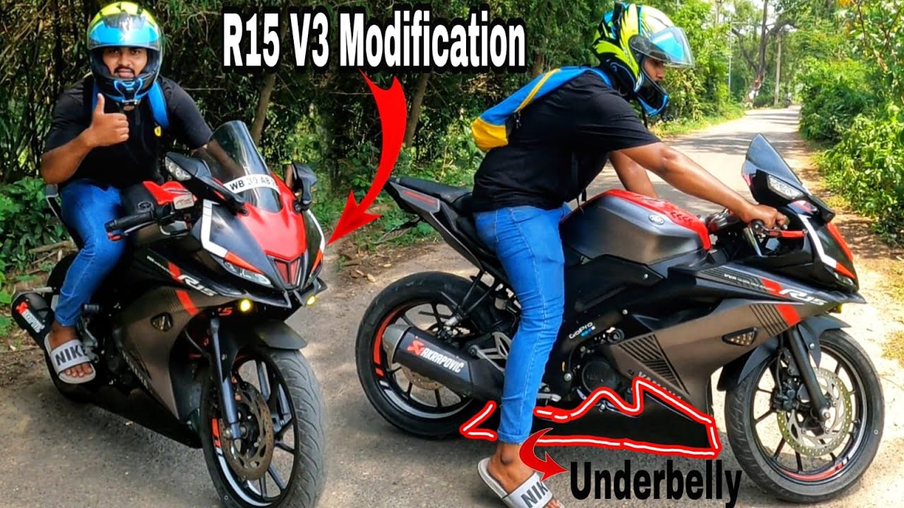 Finally Install Underbelly On My R15 V3💥|| Looking Dope🔥|| SM vlogs