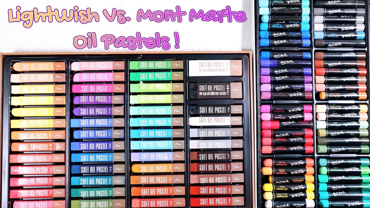 Lightwish Versus Mont Marte Oil Pastel Review - Which Oil Pastels are Best for Artists?