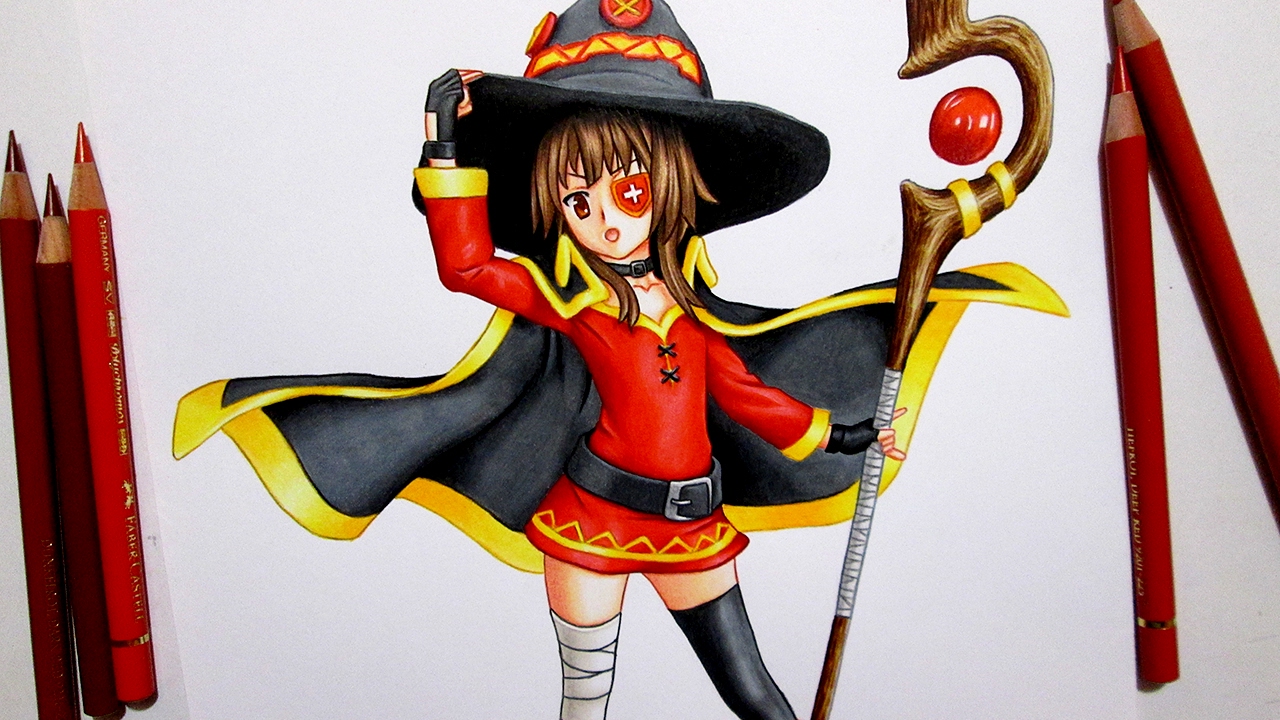 Speed Drawing Megumin || KonoSuba