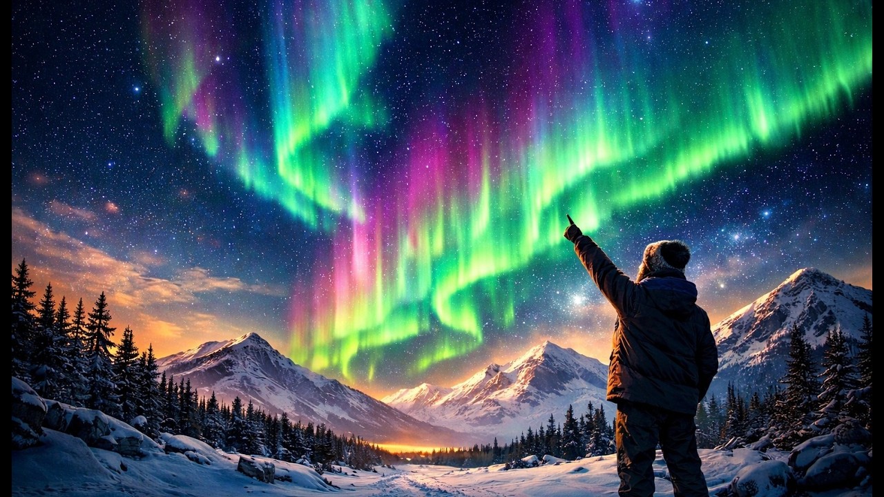 The Secrets of the Sky Dancing Lights 🌌 ما هو الشفق القطبي؟ أسرار الأضواء الراقصة في السماء!