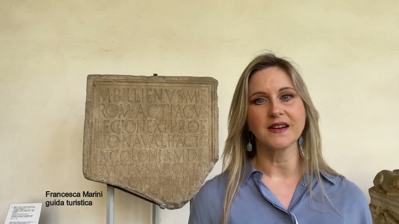 Vicenza Romana - La stele di Marco Billieno al Museo Archeologico