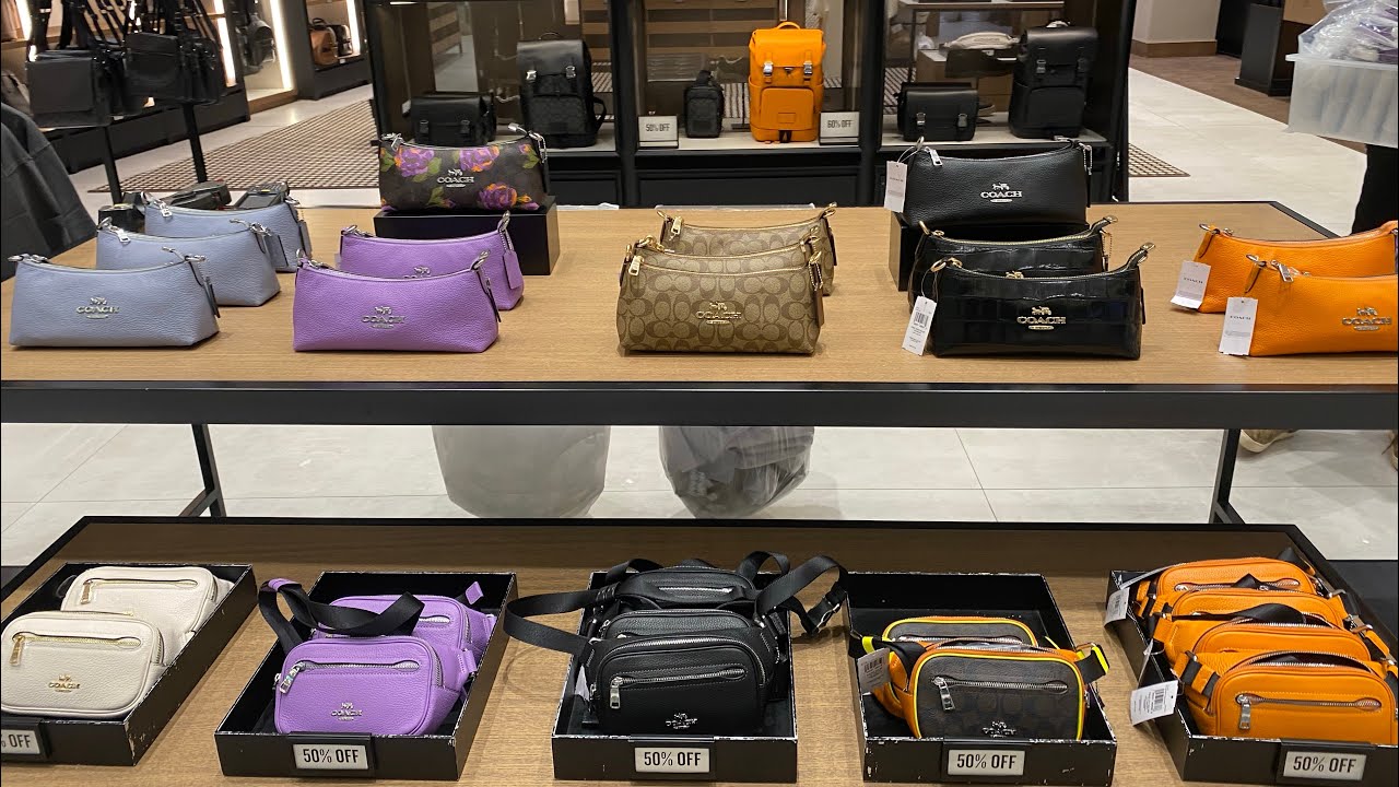 COACH OUTLET~NEW COLLECTION ~BAg~WALLET ~CLOTHES ~SHOES ~#janesecades  #shopping #viral