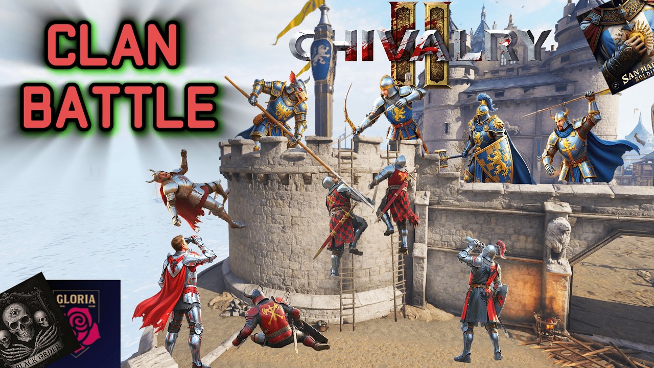Apenas pusieron un pie arriba... ¡Los masacramos! | Chivalry 2 Clanwar