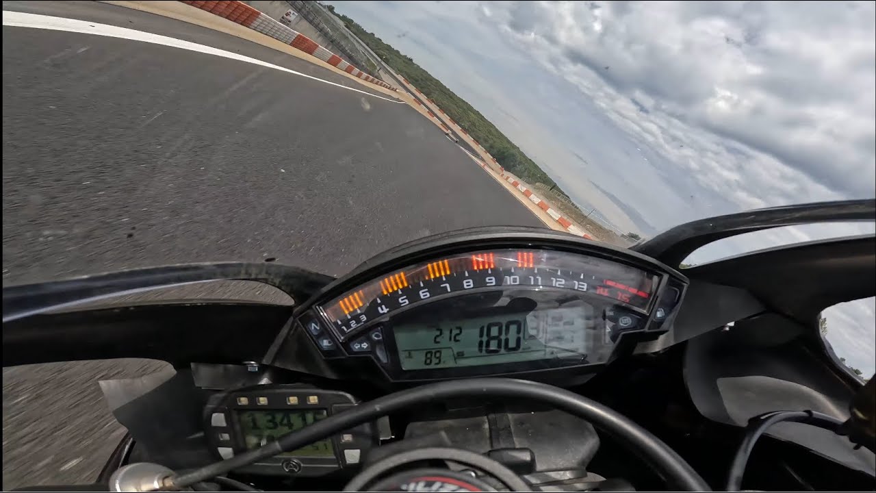 ZX10R circuit du ledenon le 05 05 2024 meilleur chrono 1.34.15
