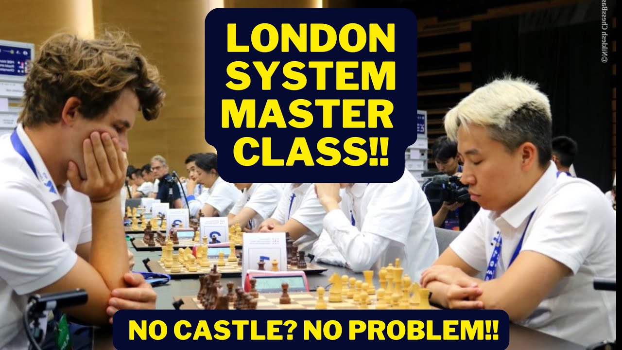Magnus Carlsen’s London System Masterclass! 🔥 No Castling, No Problem