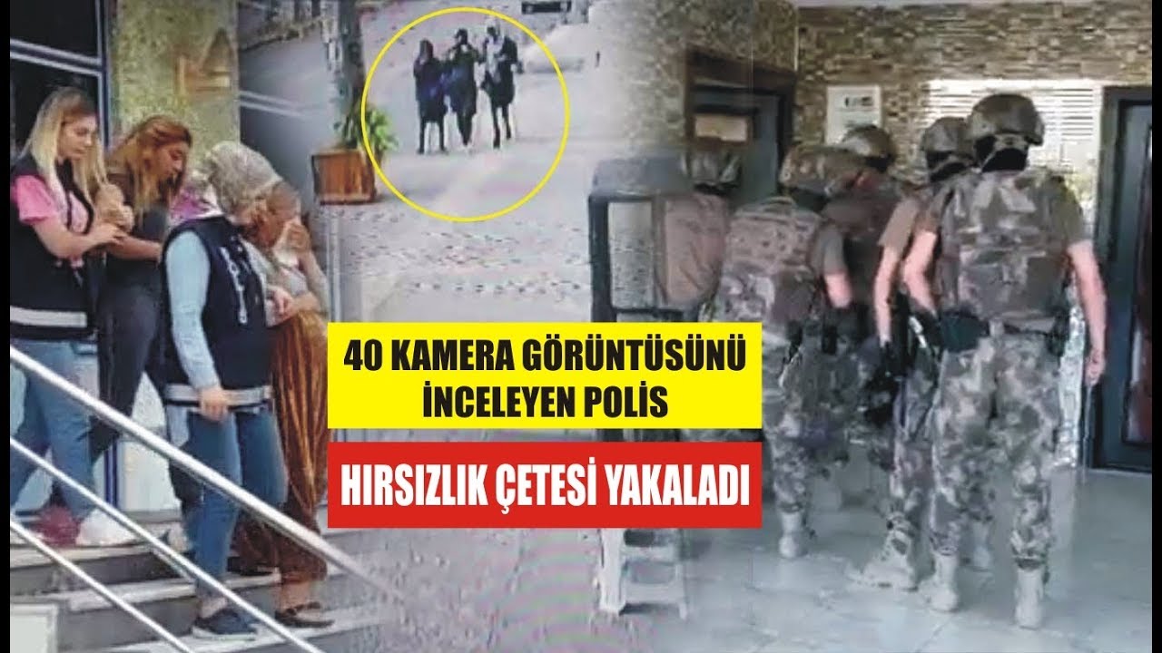Polis, 40 kamera görüntüsünü inceleyerek hırsızlık çetesi yakaladı