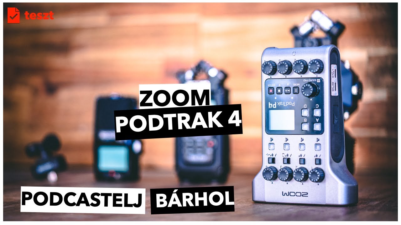 ZOOM PODTRAK P4 ✖️ Podcast b&aacute;rhol ✖️ SZ&Aacute;NT&Oacute; P&Eacute;TER