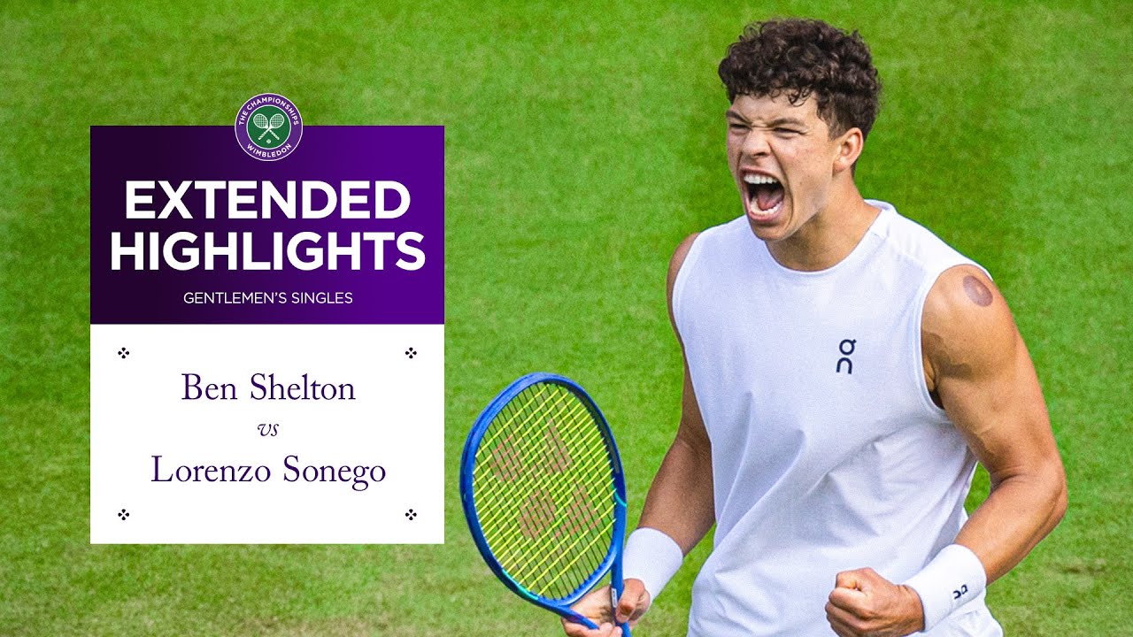 Unstoppable Power! | Ben Shelton vs Lorenzo Sonego | Extended Highlights | Wimbledon 2025