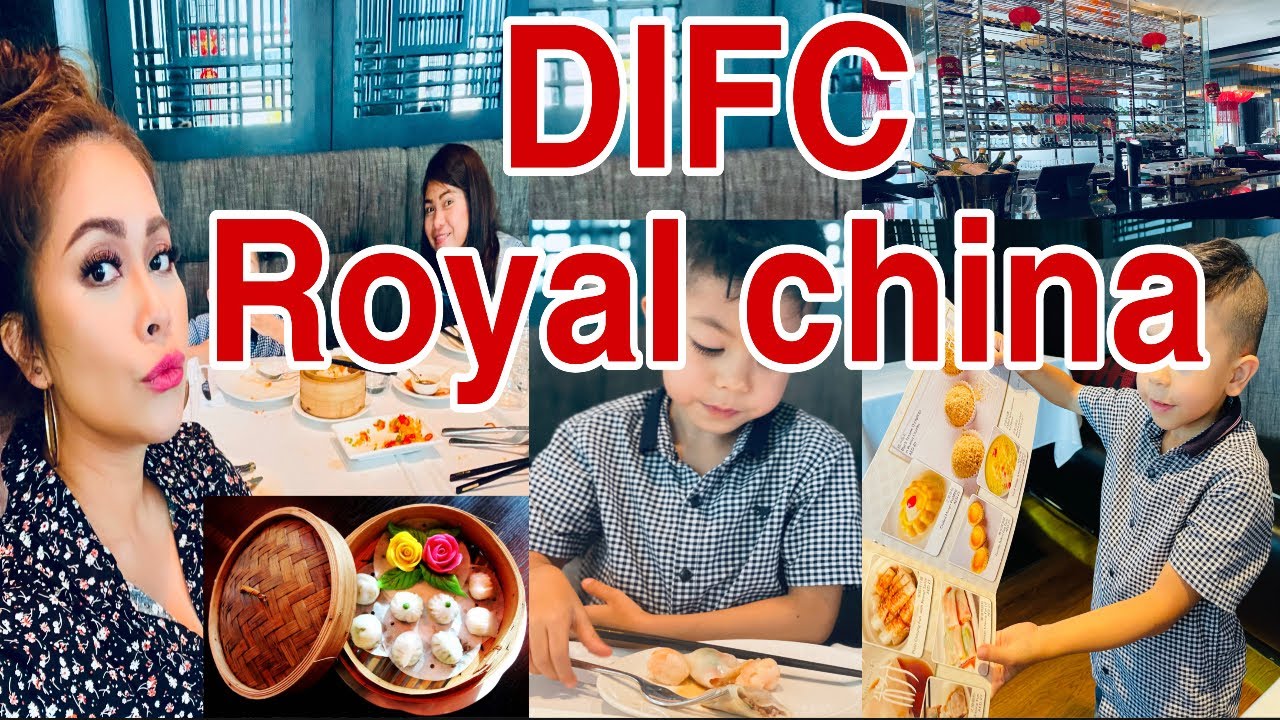 LUNCH AT ROYAL CHINA DIFC|mason&mommy’s Vlog