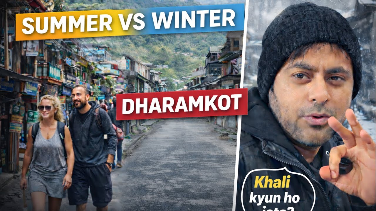 Dharamkot summers vs winter l watch before visit Dharamkot