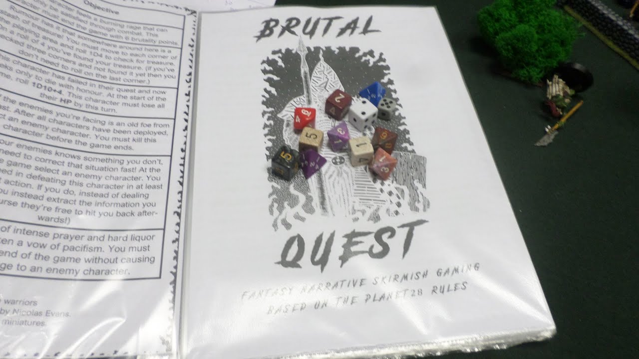 Brutal Quest, скирмиш или РПГ,обзор правил