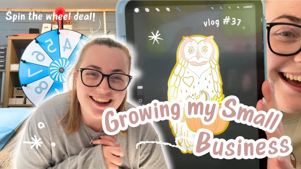 💙 Let's grow our small business - taking steps to make this my full time job 💸| Studio Vlog 37