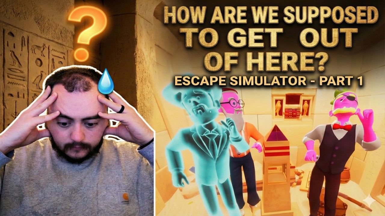 Unlocking Ancient Egyptian Secrets in Escape Simulator ft. Bdogtrucking (Part 1)