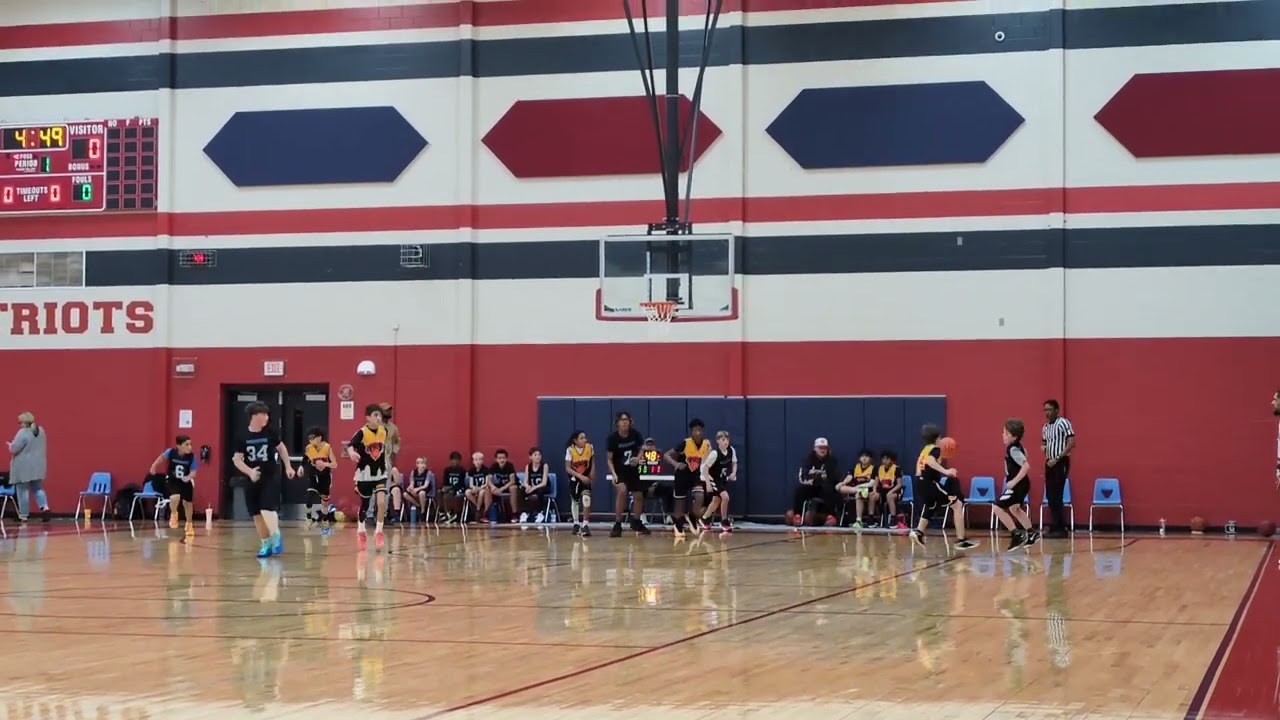 ATX Impact 6th grade Boys Basketball 2-1-26; Game 3: 1st half