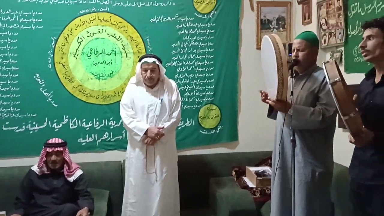 مديح رفاعي في زاوية الشيخ محمد عجان الحديد