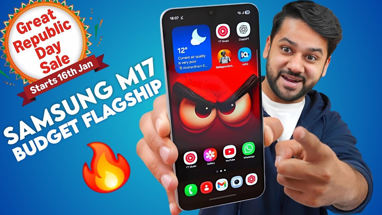 Samsung Galaxy M17 5G Under Budget Beast 🔥 | One UI + Knox + OIS | Amazon Great Republic Day Sale