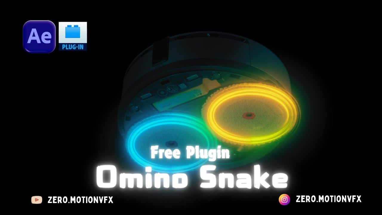 After Effects Omino Snake Plugin Tutorial | Omino Snake Plugin Tutorial
