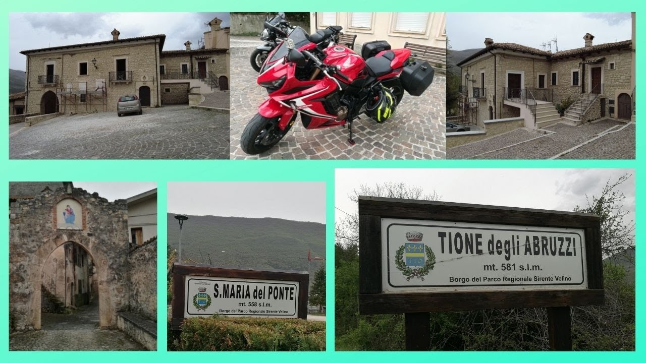 Tione degli Abruzzi ed il borgo di Santa Maria del Ponte (AQ)