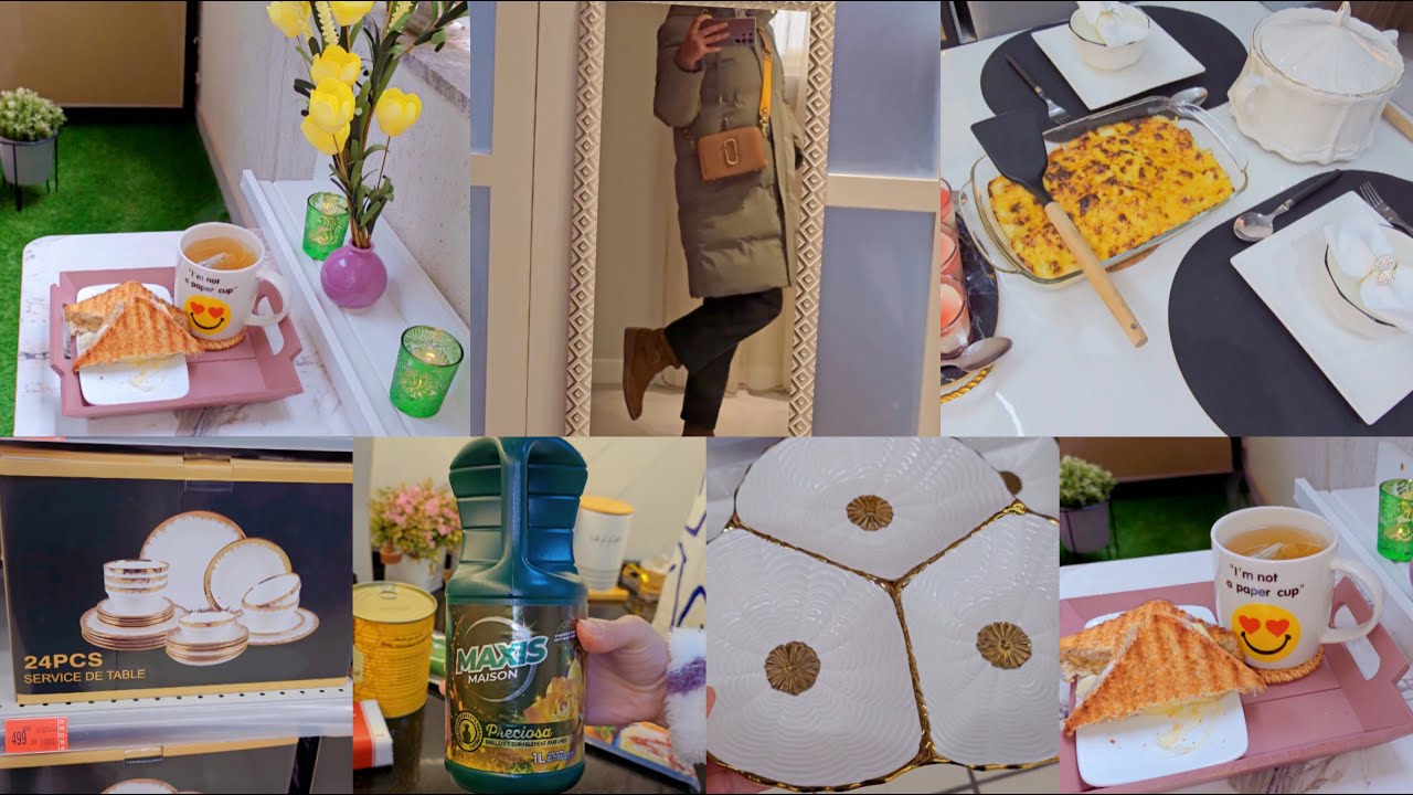 روتين هادئ🏡فطور الصباح🎀تقدية ومشتريات وشهيوات هميزات مرجان الجديد عند Moda Espana