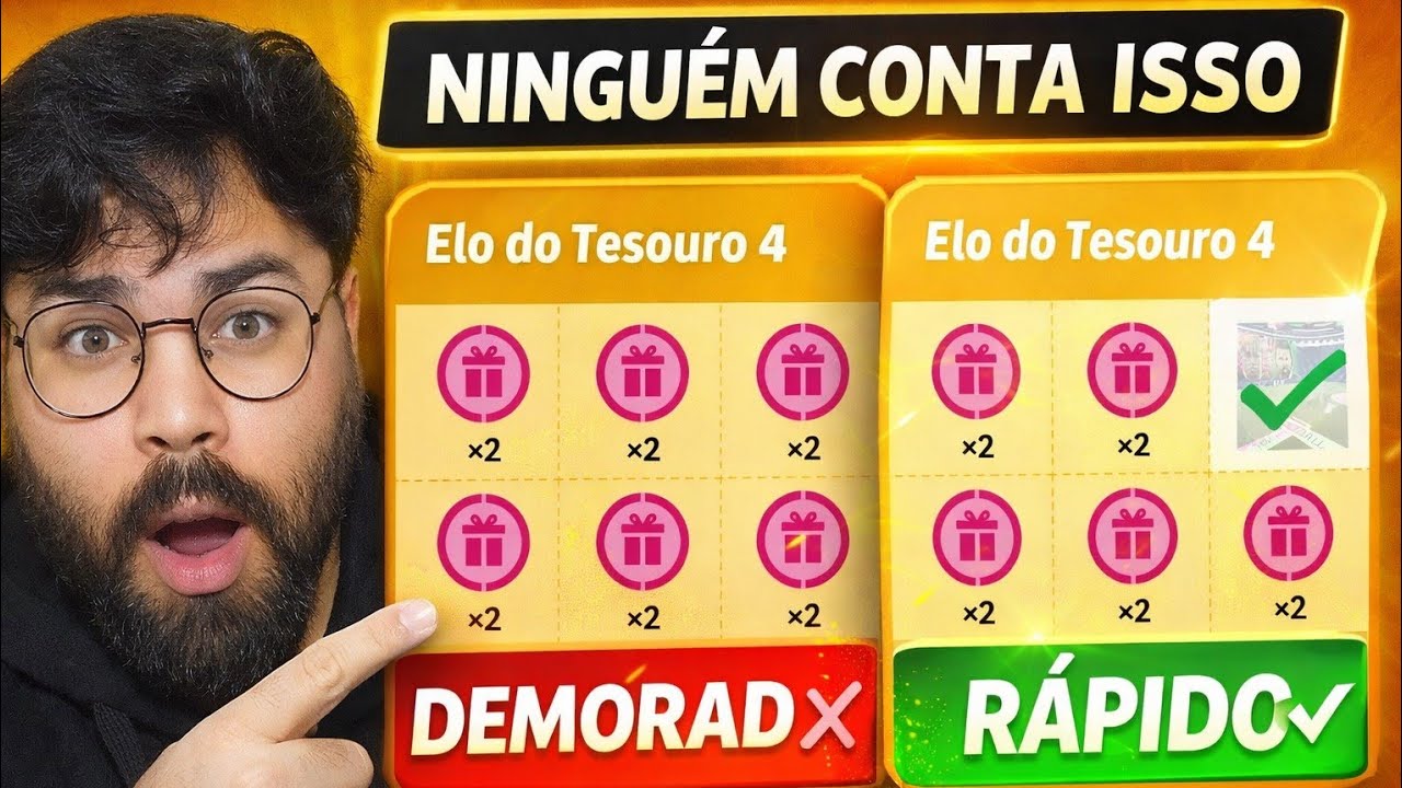 DESBLOQUEEI O ELO DO TESOURO R&Aacute;PIDO! 🔓 M&eacute;todo MAIS F&Aacute;CIL no eFootball 2026