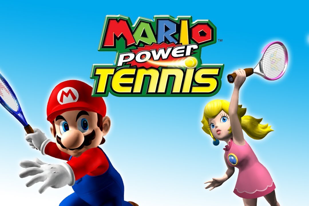 Mario Power Tennis- Mario vs Peach