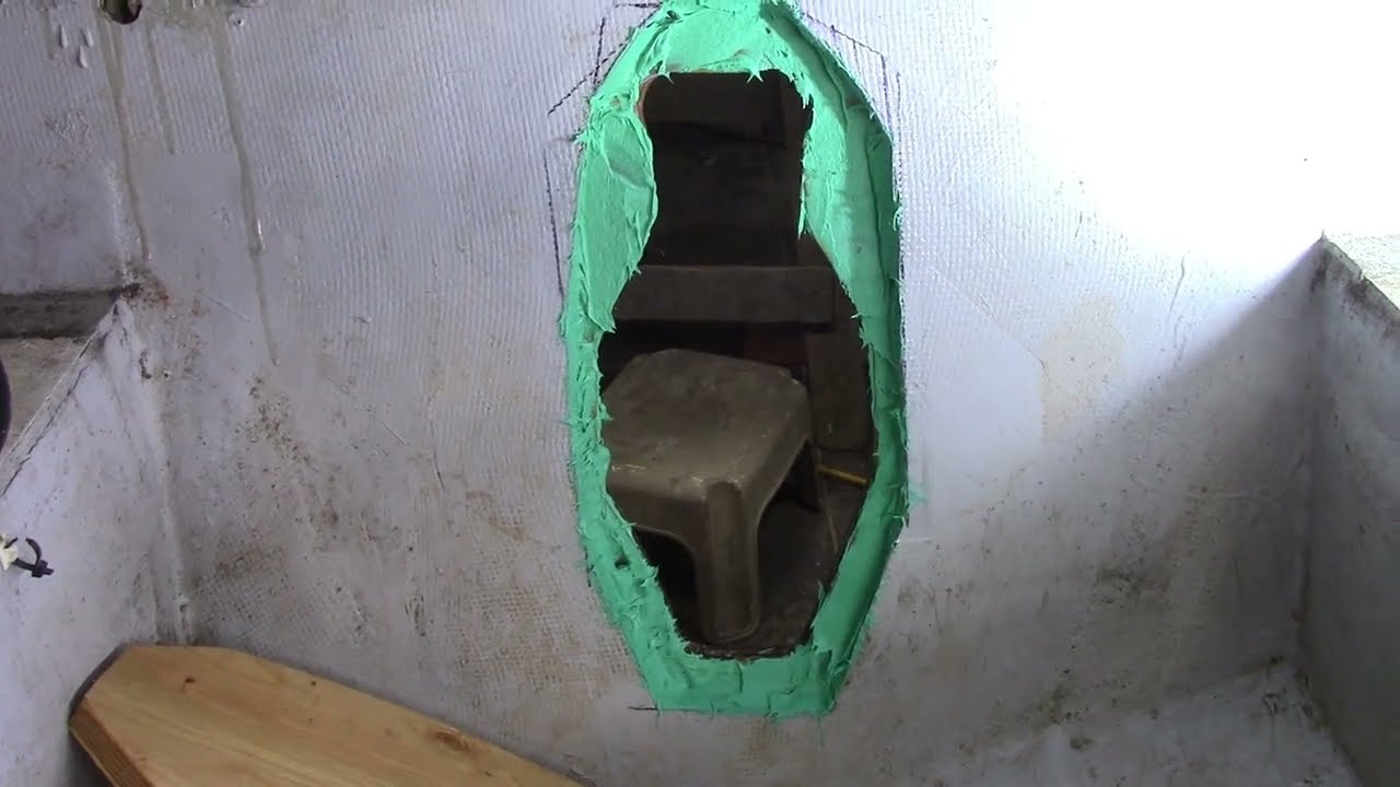 Transom Hole Fill-in for Outboard Conversion