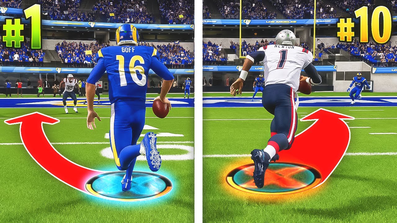 Can Cam Newton Run for 10 Touchdowns Before Jared Goff Can Rush For 1?