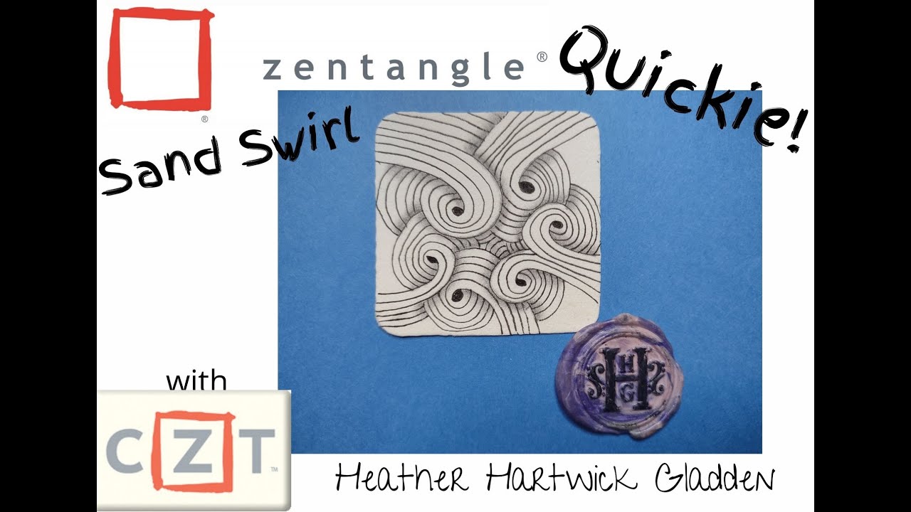Zentangle® Quickie: Sand Swirl