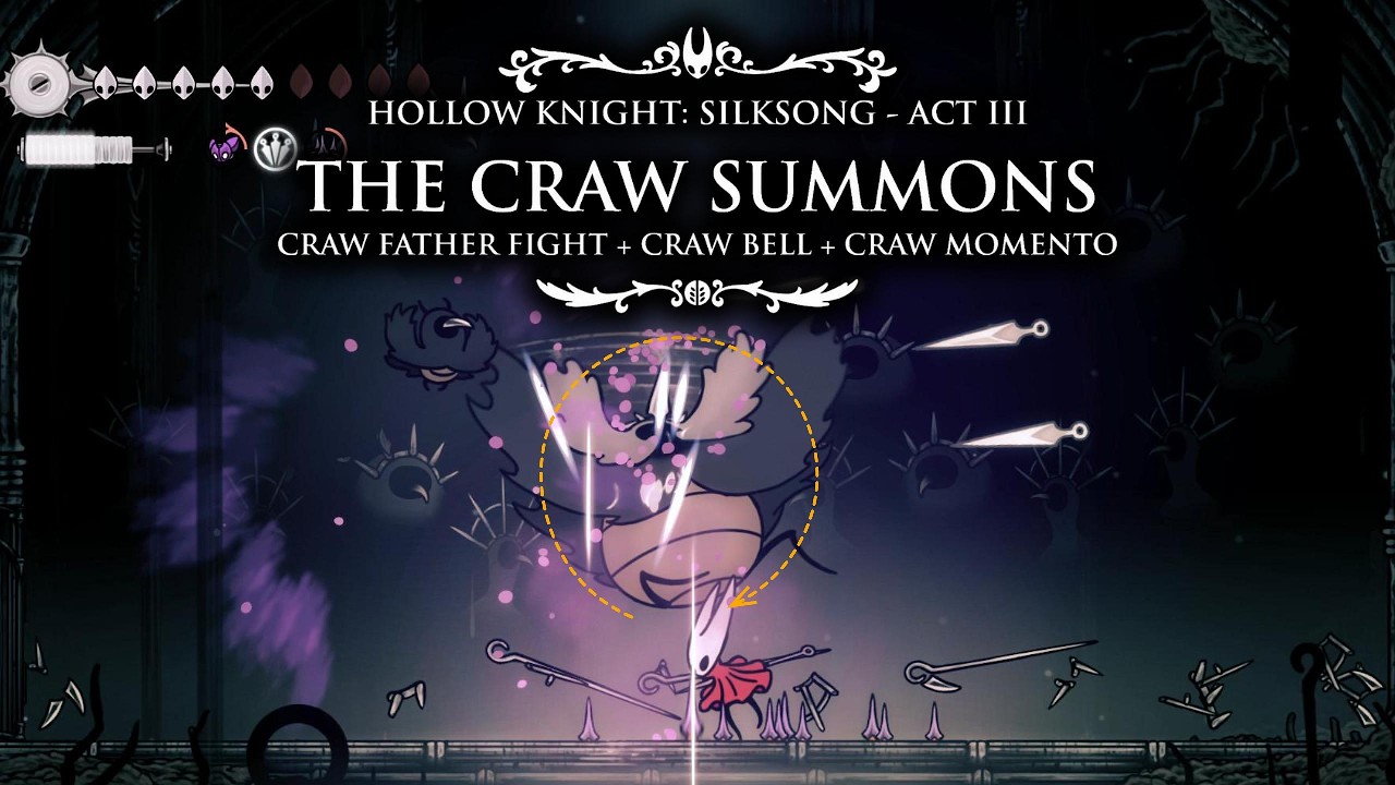 The Craw Summons | Craw Father Fight Hollow Knight: Silksong #34 - ACT 3 #silksong