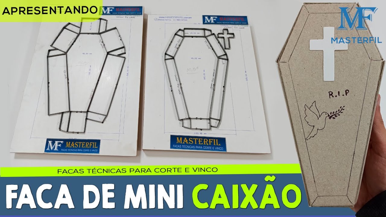 Faca Para Fazer Mini Caixão