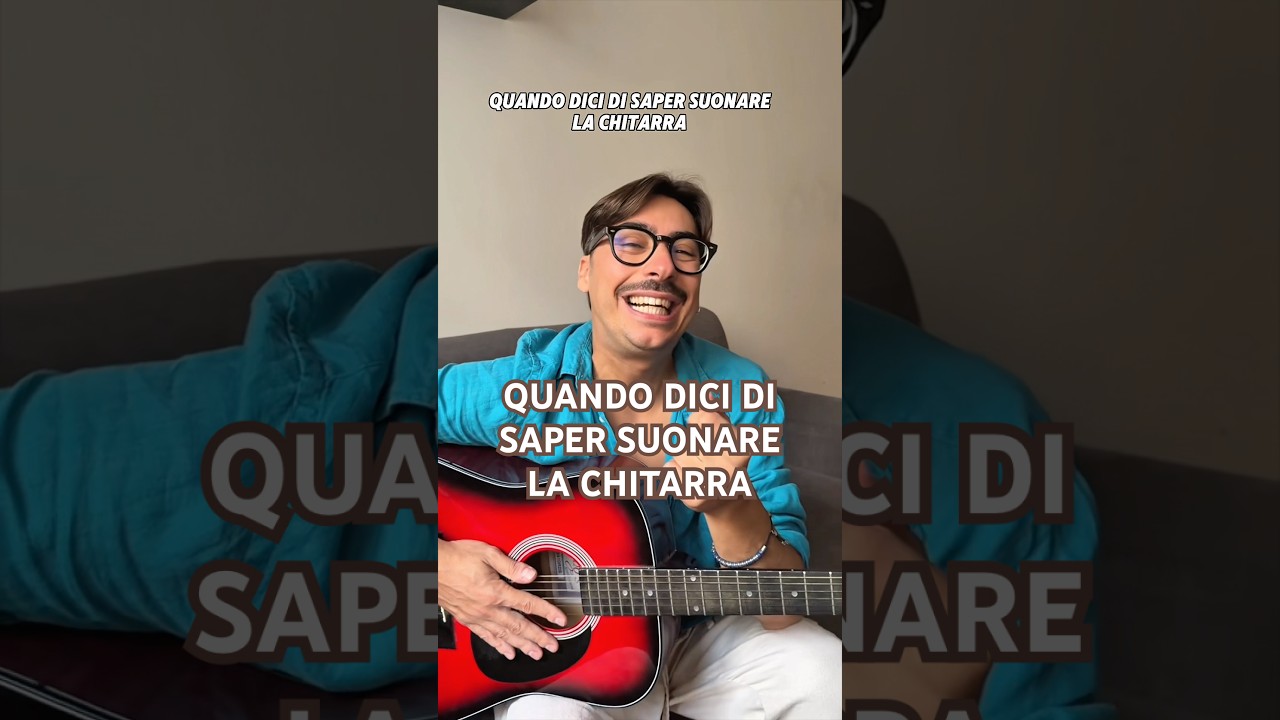 Quando dici di saper suonare la chitarra! #casisa
