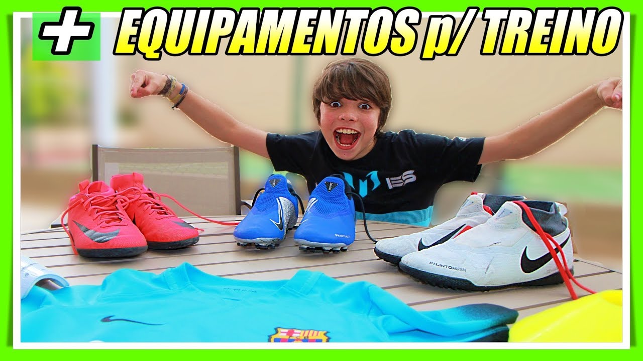MINHAS CHUTEIRAS NIKE E EQUIPAMENTOS DE FUTEBOL