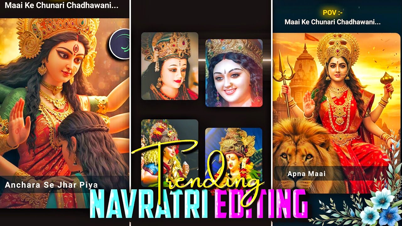 Navratri 2025 Special Video | Mata Rani Status Editing In Mobile | Full Tutorial