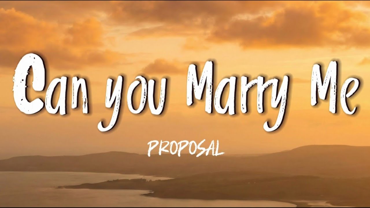 Vibe O’Clock - Can You Marry Me (Music Lyrics Video )