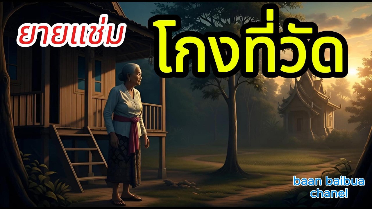 #ยายแช่มโกงที่วัด #นิทาน #นิทานก่อนนอน #นิทานสอนใจ #ธรรมะ #ธรรมะสอนใจ