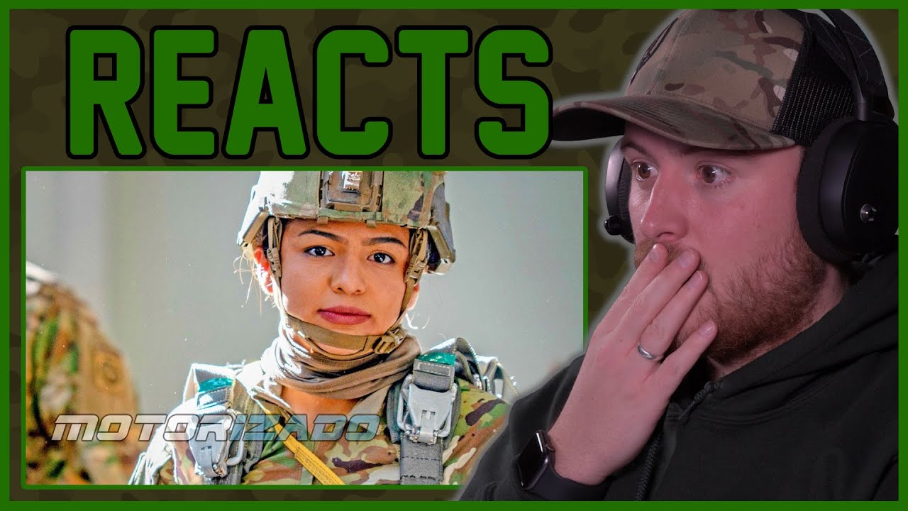 Royal Marine Reacts To Female Paratroopers Jump from C-17 Globemaster III Aircraft