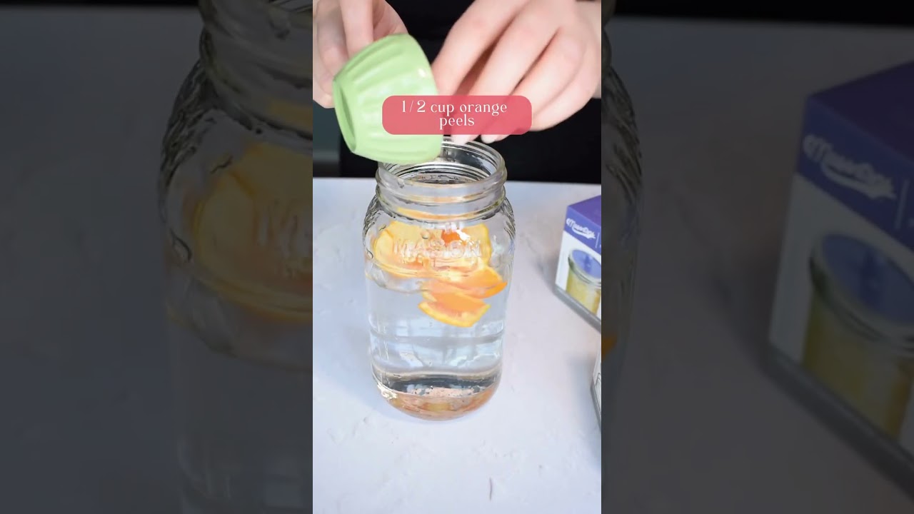 Homemade Citrus Enzyme Cleaner #shorts