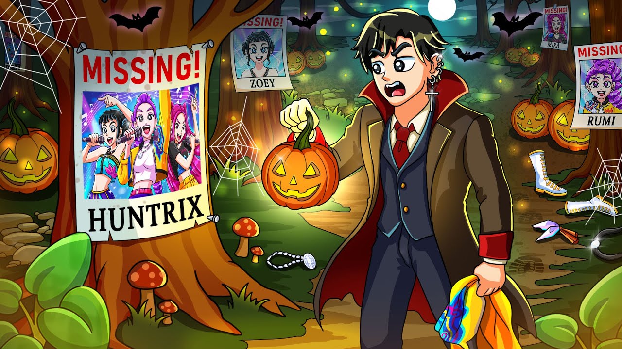 HUNTRIX IS MISSING ON HALLOWEEN NIGHTMARE! | KPop Demon Hunters Animation