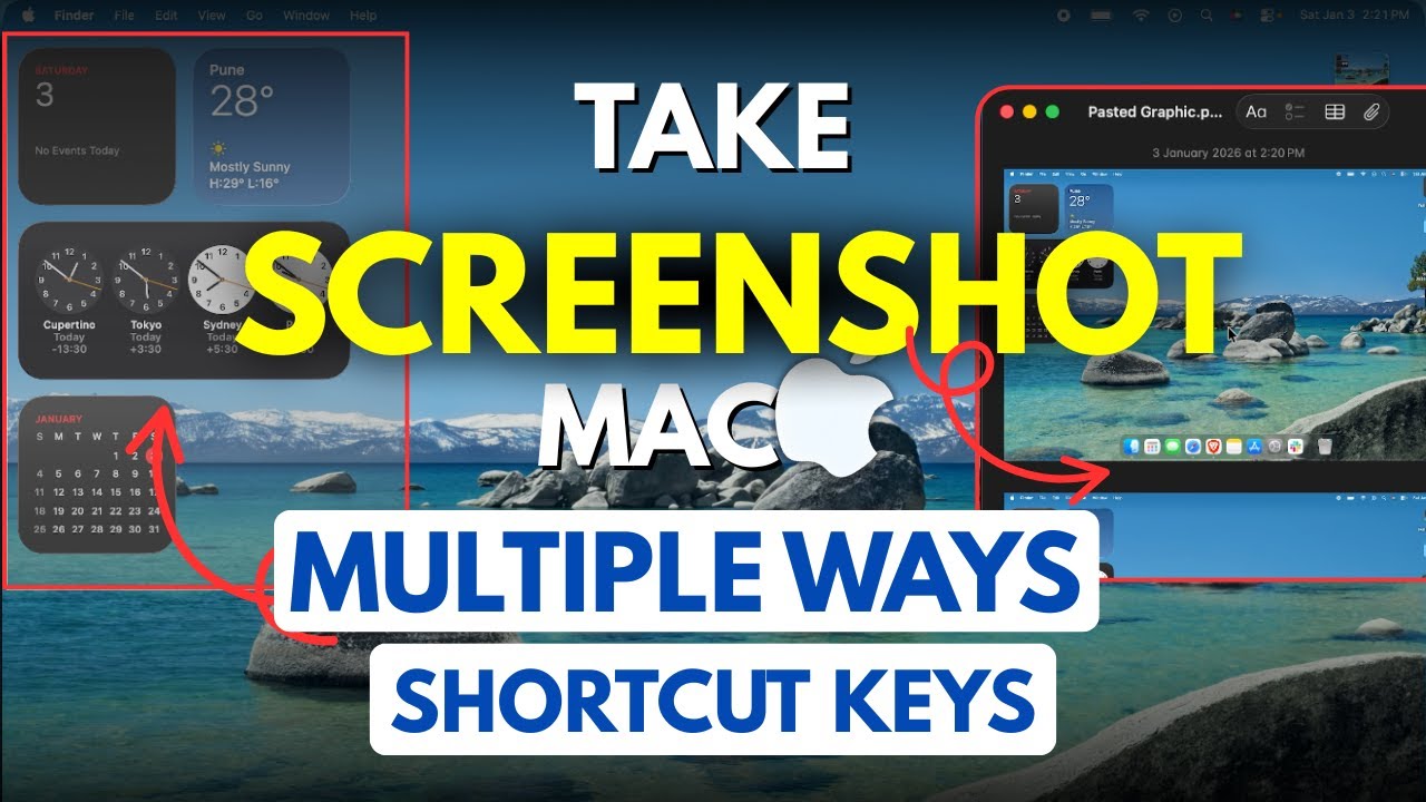 How to Take Screenshot on Macbook? Screenshot On MacBook Air / Mac Mini / MacBook Pro