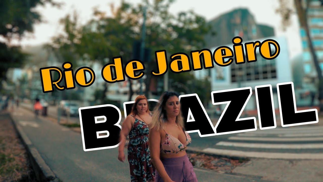 🇧🇷 Рио де Жанейро, Бразилия / Пешком от Ботафого до Леблона / [4K] 2022