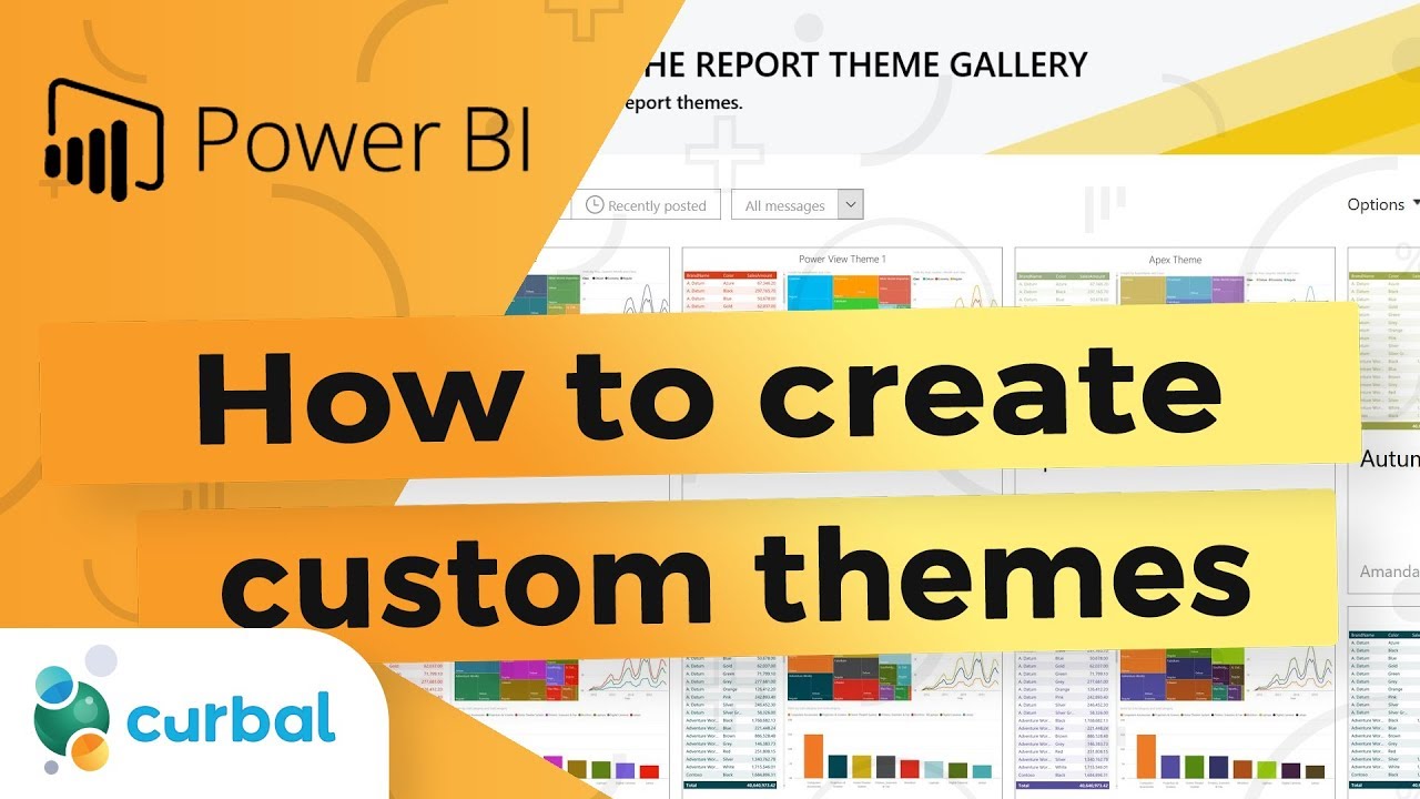 How to create custom color themes - Power BI Tips & Tricks #34