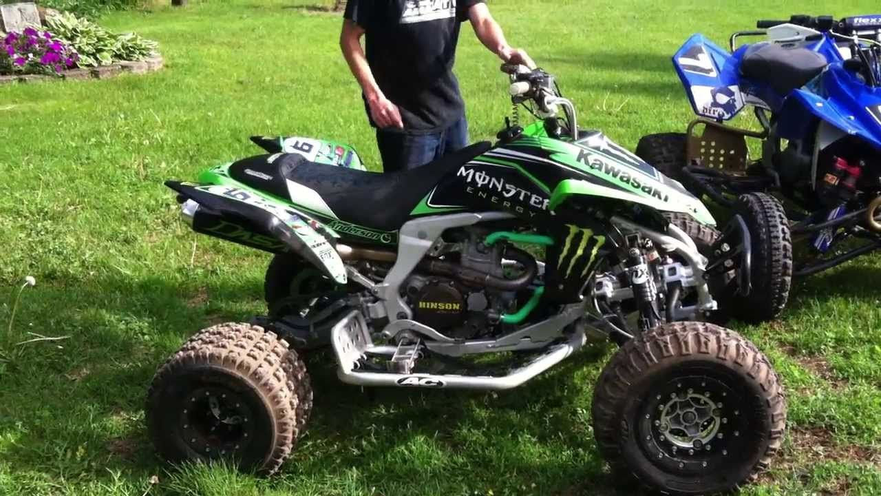 KAWASAKI KFX450R AND SUZUKI LTR450 WALKAROUND