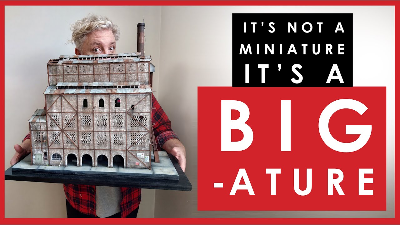 It's not a miniature, it's a BIGATURE &mdash; Launceston Gasworks scale model