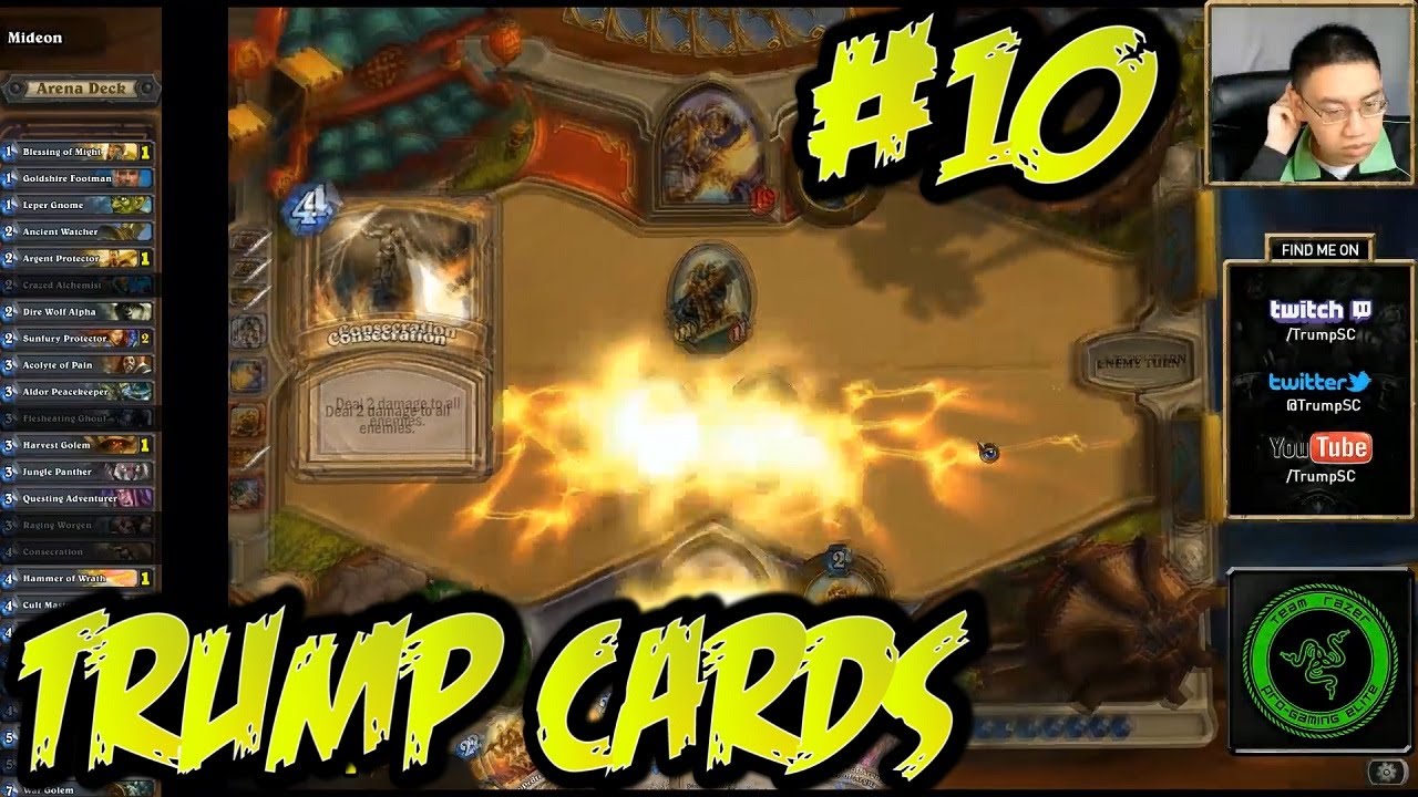Hearthstone: Trump Cards 10 - Oligarchy!  Viewer chosen cards